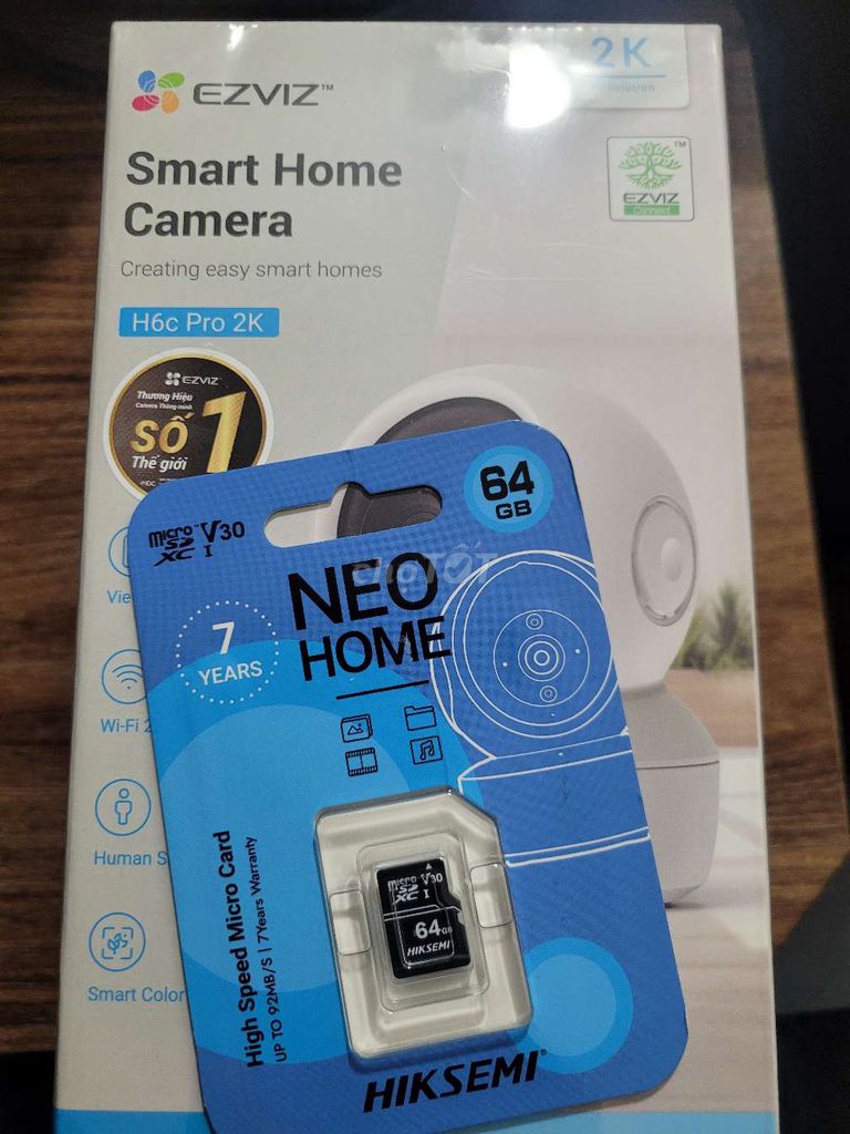 Camera an ninh Ezviz H6c Pro 2K 64GB. Mua bán Máy ảnh, Máy quay tại Quận 10 Tp Hồ Chí Minh được đăng bởi Zing Zing hình 1