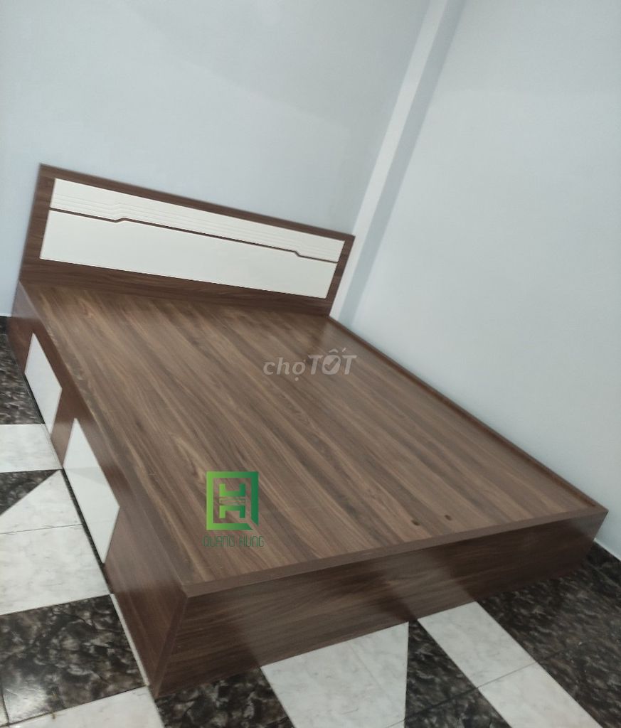 GIƯỜNG NGỦ CAO CẤP PHỐI KẺ= GƯỜNG GỖ MDF= GIƯỜNG. Mua bán Giường, chăn ga gối nệm tại Quận Gò Vấp Tp Hồ Chí Minh được đăng bởi Nội Thất Quang Hùng TD hình 1