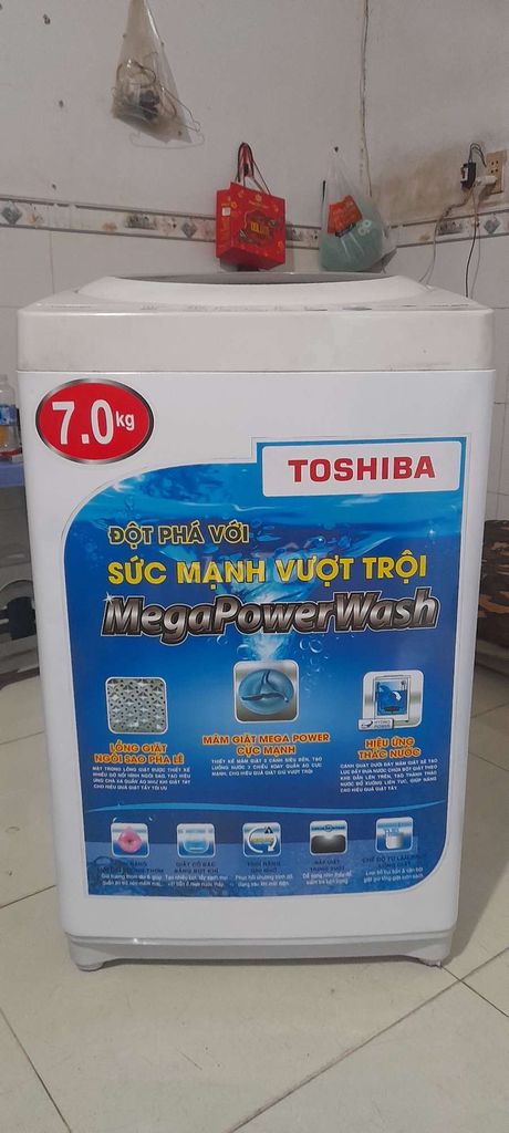 Bán máy giặt Toshiba 7kg,bh 4 tháng