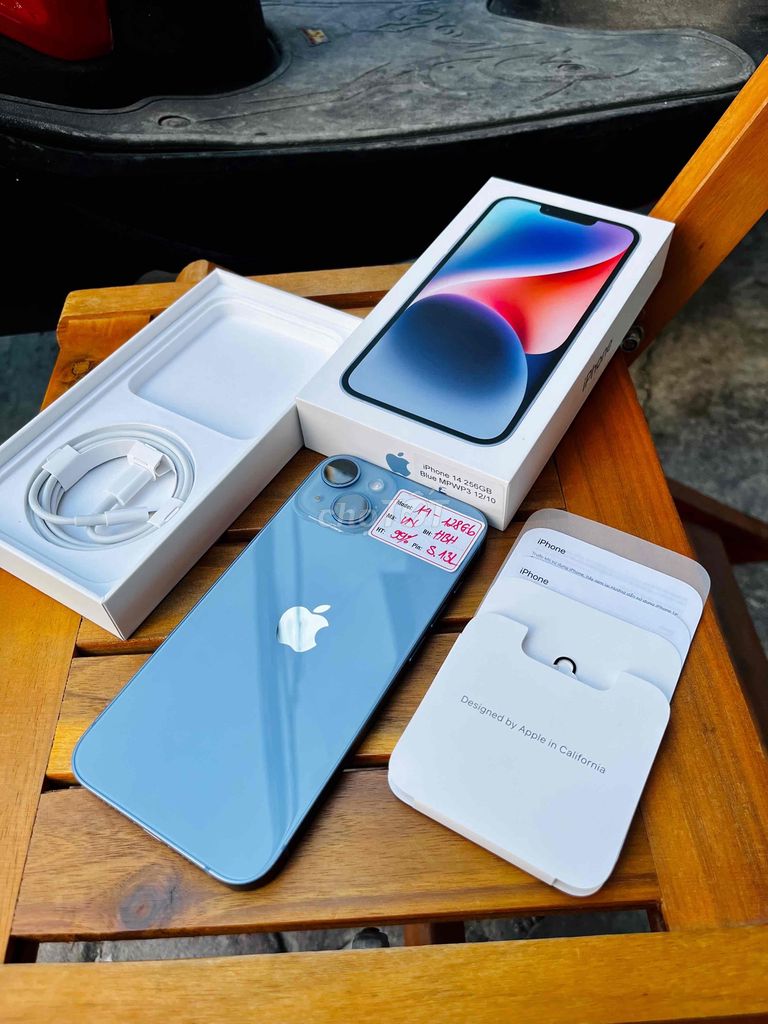 iphone 14-256gb Blue Việt Nam sạc 13 lần