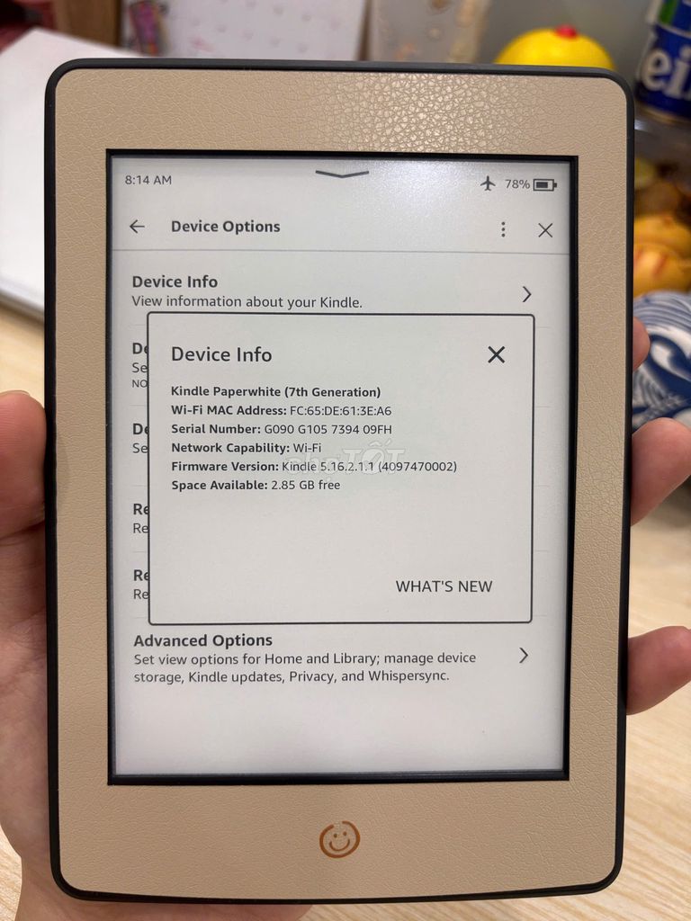 Máy đọc sách Kindle Paperwhite 3 Đen. Mua bán Máy tính bảng tại Thành phố Buôn Ma Thuột Đắk Lắk được đăng bởi Tuyen Nguyen hình 1
