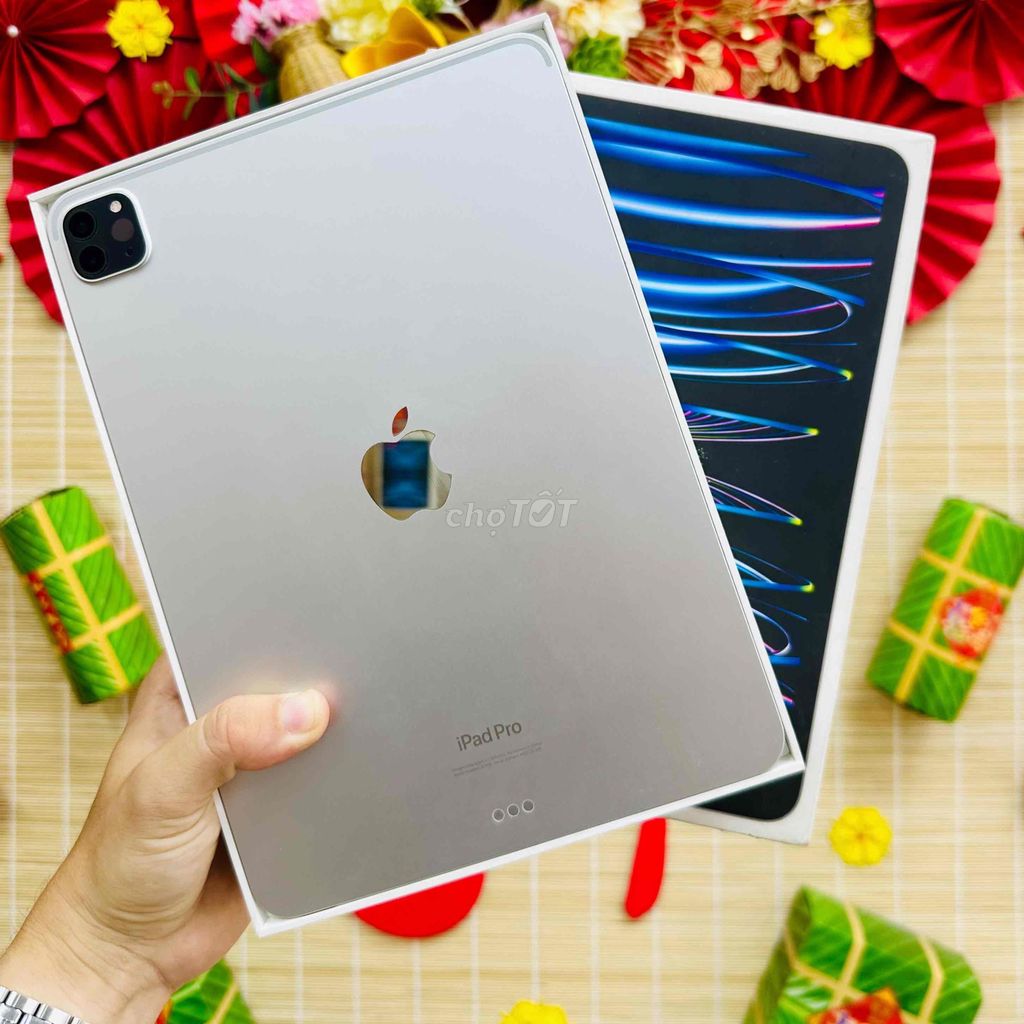 🍎IPAD PRO M2 SILVER 128GB VN 99% FULBOX NGUYÊN ZIN. Mua bán Máy tính bảng tại Quận Ninh Kiều Cần Thơ được đăng bởi Nghĩa Trần Mobile hình 1