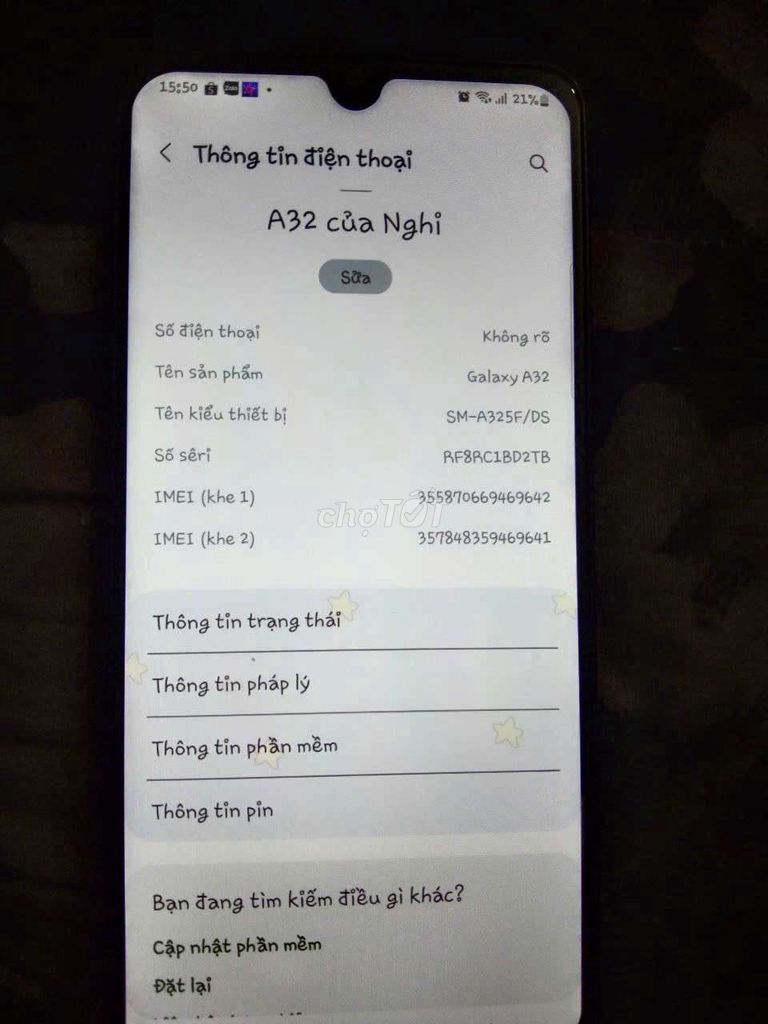 Samsung Galaxy A32 128GB Đen 6GB. Mua bán Điện thoại tại Quận Gò Vấp Tp Hồ Chí Minh được đăng bởi trần trinh hình 1