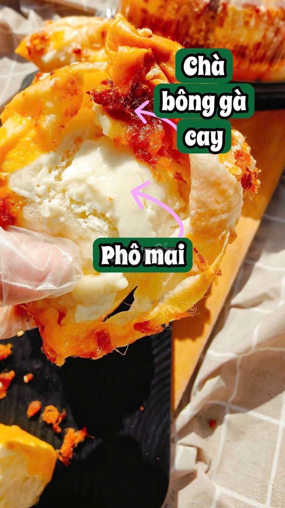 Bánh mì Gà cay phô mai trứng muối. Mua bán Đồ ăn, thực phẩm và các loại khác tại Quận 12 Tp Hồ Chí Minh được đăng bởi Thùy Thanh Nguyễn  hình 1