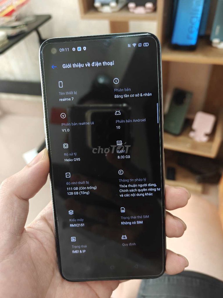 Realme 7 8/128G zin đẹp có NFC. Mua bán Điện thoại tại Quận Thanh Xuân Hà Nội được đăng bởi cửa hàng điện thoại giá rẻ hình 1