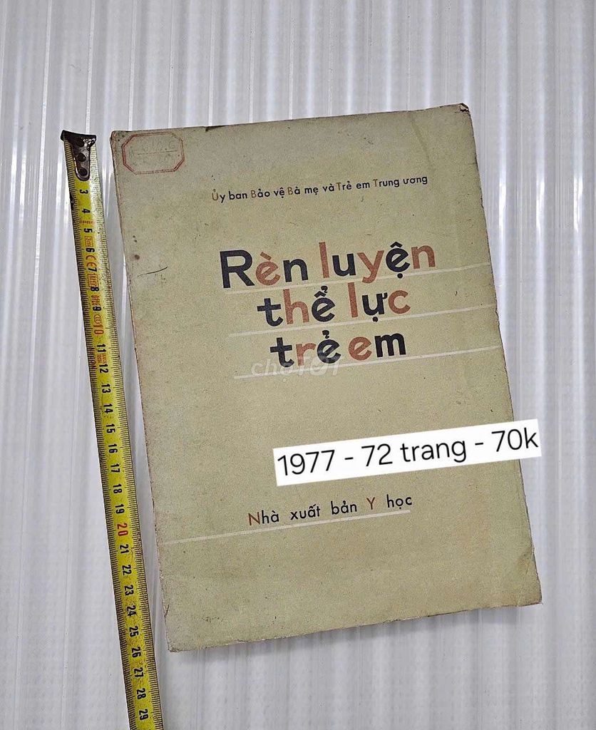 Sách Rèn luyện thể lực trẻ em 1977. Mua bán Sách tại Thành phố Tân An Long An được đăng bởi mấy cuốn sách cũ hình 1