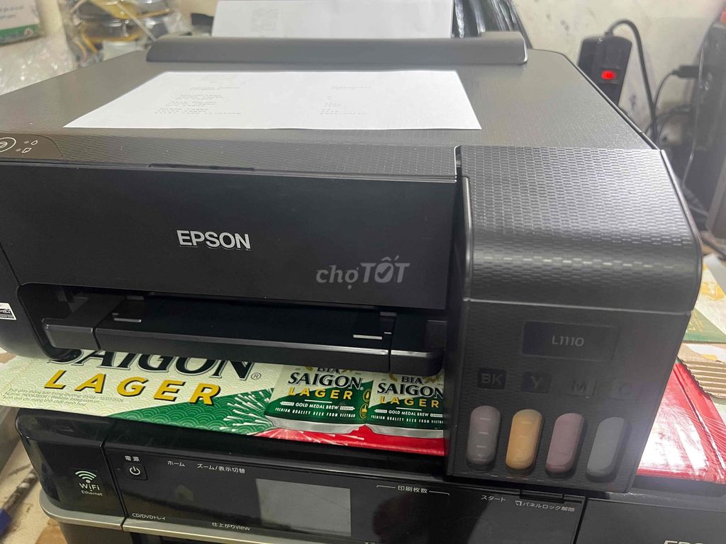 Máy in màu Epson L1110 Nghẹt đầu phun. Mua bán Đồ dùng văn phòng tại Quận 8 Tp Hồ Chí Minh được đăng bởi Huu Phuoc DuongMay in Sinh viên hình 1