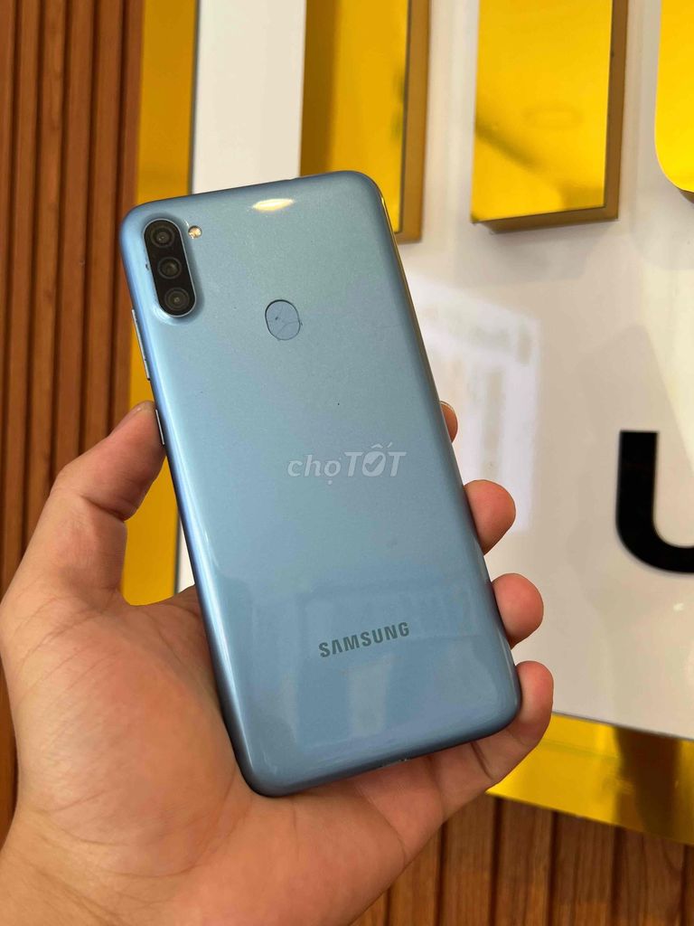Samsung Galaxy A11 32GB Xanh. Mua bán Điện thoại tại Quận 12 Tp Hồ Chí Minh được đăng bởi OkShop hình 1