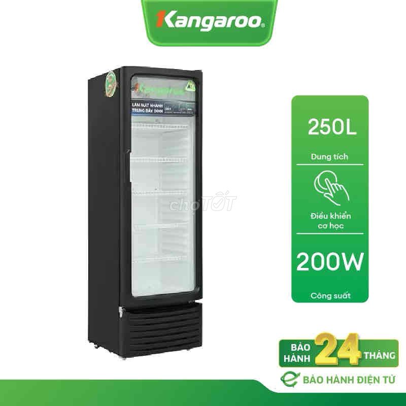 Tủ mát Kangaroo 250L Đen. Mua bán Tủ lạnh tại Quận 8 Tp Hồ Chí Minh được đăng bởi bán máy cf hình 1