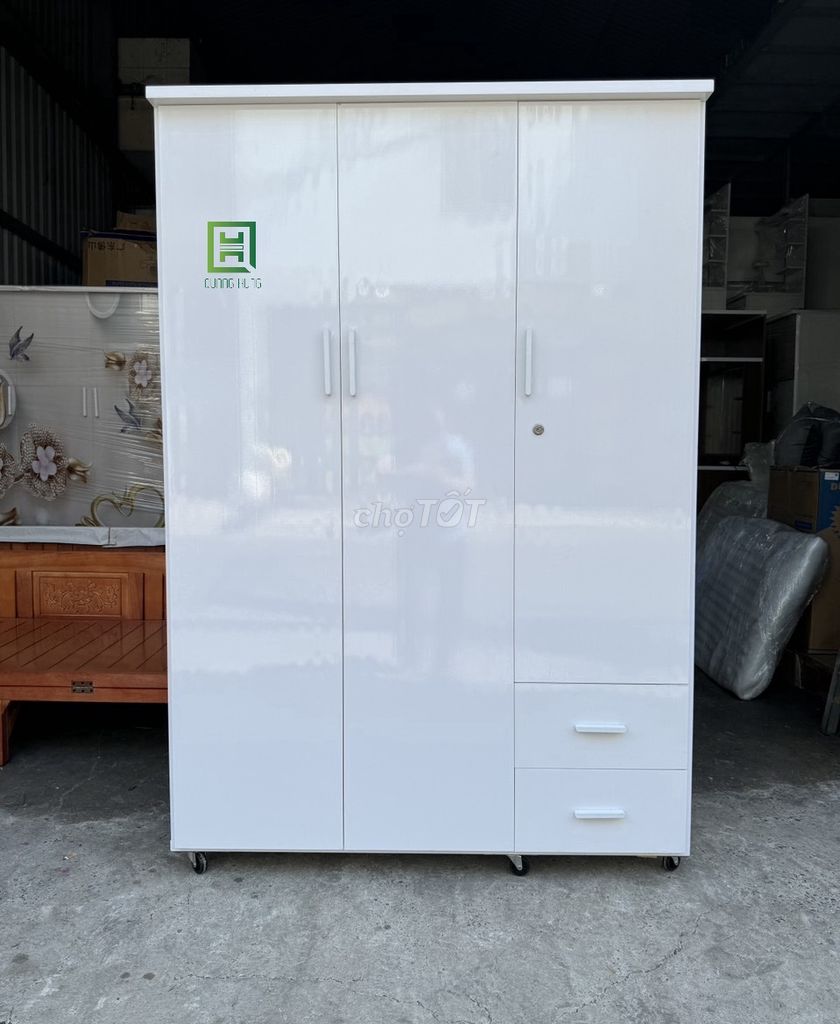 Tủ quần áo Nhựa Đài Loan Trắng Chống mối mọt. Mua bán Tủ, kệ gia đình tại Huyện Bình Chánh Tp Hồ Chí Minh được đăng bởi Nội Thất Quang Hùng TD hình 1
