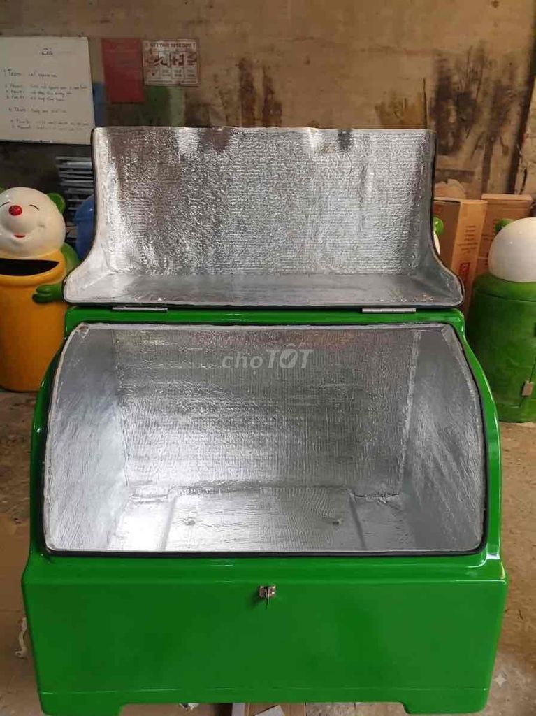 Thùng ship hàng Giữ nhiệt Xanh lá 71x65x55mm. Mua bán Đồ chuyên dụng, Giống nuôi trồng tại Quận Hoàn Kiếm Hà Nội được đăng bởi Vân Bảo hình 1