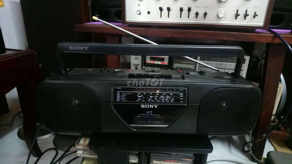 0907490837 - Sony 201s radio cassette zin full