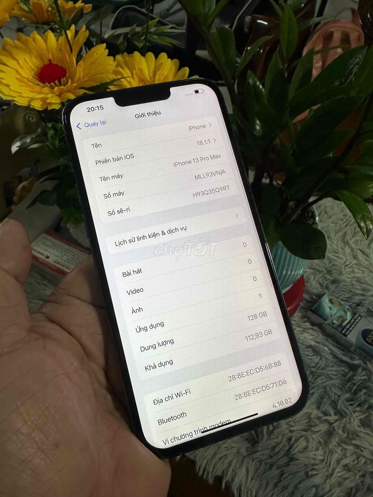 Apple iPhone 13 Pro Max 128GB Xanh. Mua bán Điện thoại tại Thành phố Biên Hòa Đồng Nai được đăng bởi thanh hình 1