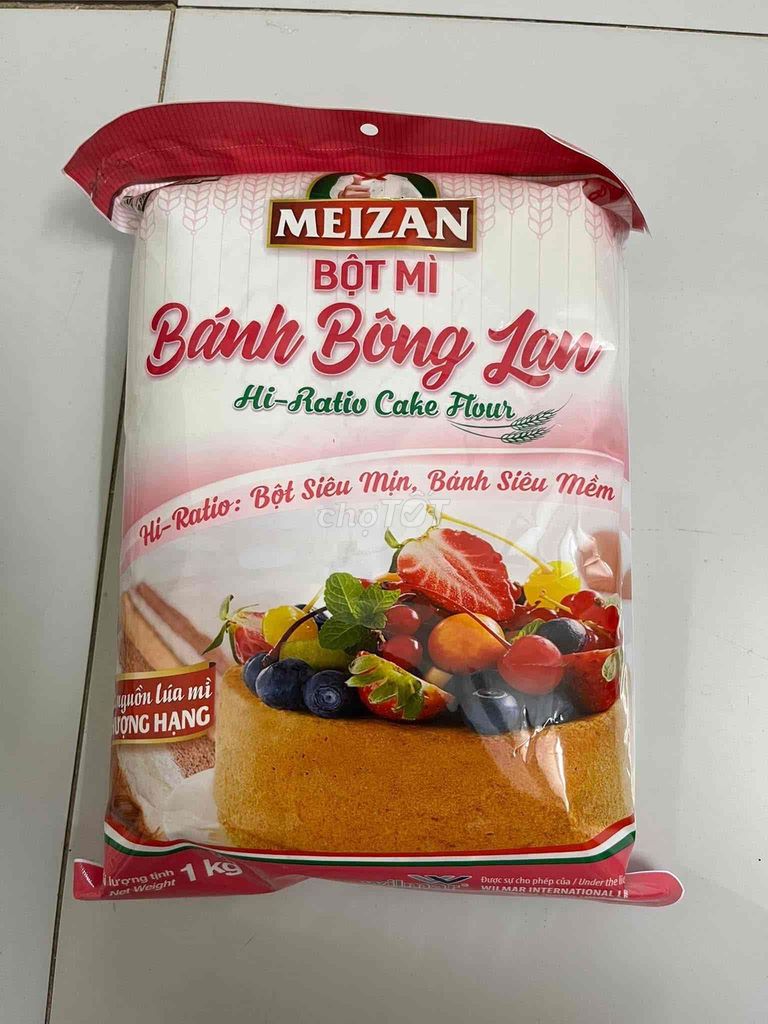 bột mì hoa ngọc lan + bột bông lan meizan