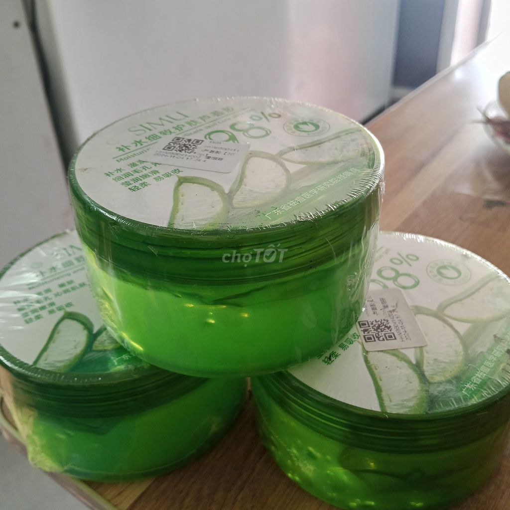 3 Hộp Gel lô hội SIMU 98%. Mua bán Phụ kiện thời trang khác tại Huyện Châu Thành Sóc Trăng được đăng bởi Lê thúy phi  hình 1