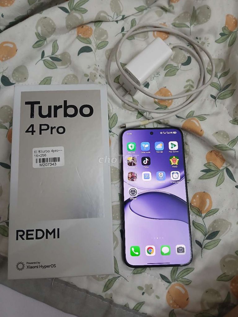 Xiaomi Turbo 4 Pro 16GB/256GB màu đen,rom nội địa . Mua bán Điện thoại tại Thành phố Vũng Tàu Bà Rịa - Vũng Tàu được đăng bởi sang hình 1