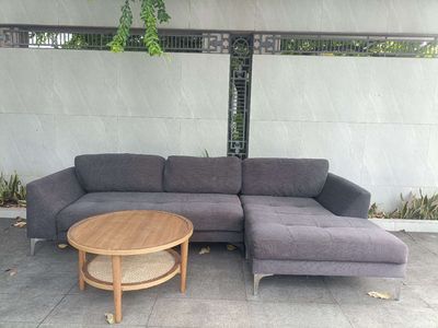 Sofa vải góc chữ L màu xám. Mua bán Bàn ghế tại Quận Phú Nhuận Tp Hồ Chí Minh được đăng bởi Văn Thọ