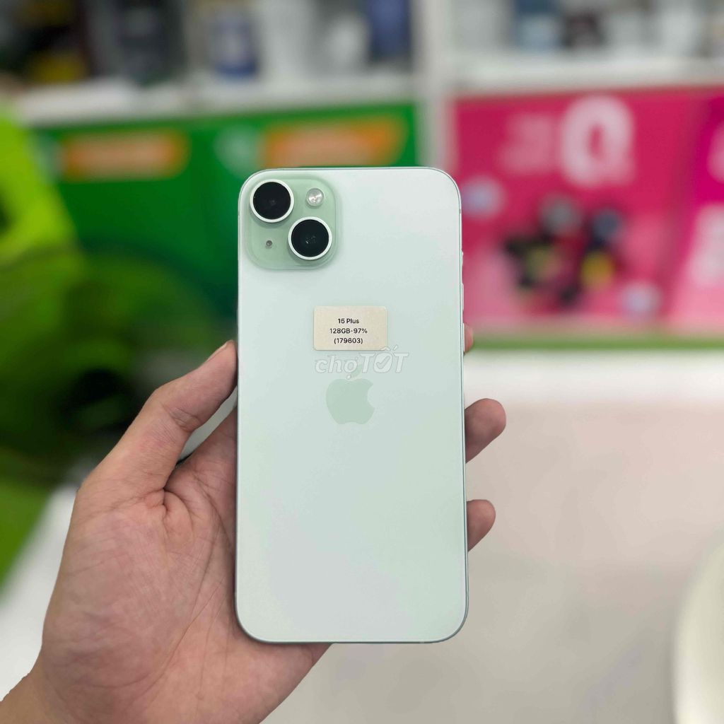 💎 iPhone 15 Plus 128GB Xanh - Pin cao. Mua bán Điện thoại tại Quận Ngô Quyền Hải Phòng được đăng bởi TRAN SONG HA hình 1