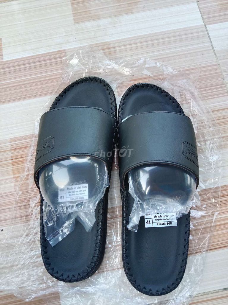 Dép da quai ngang đế may chắc chắn . Mua bán Giày dép tại Thành phố Bến Tre Bến Tre được đăng bởi bến tre quê tôi hình 1