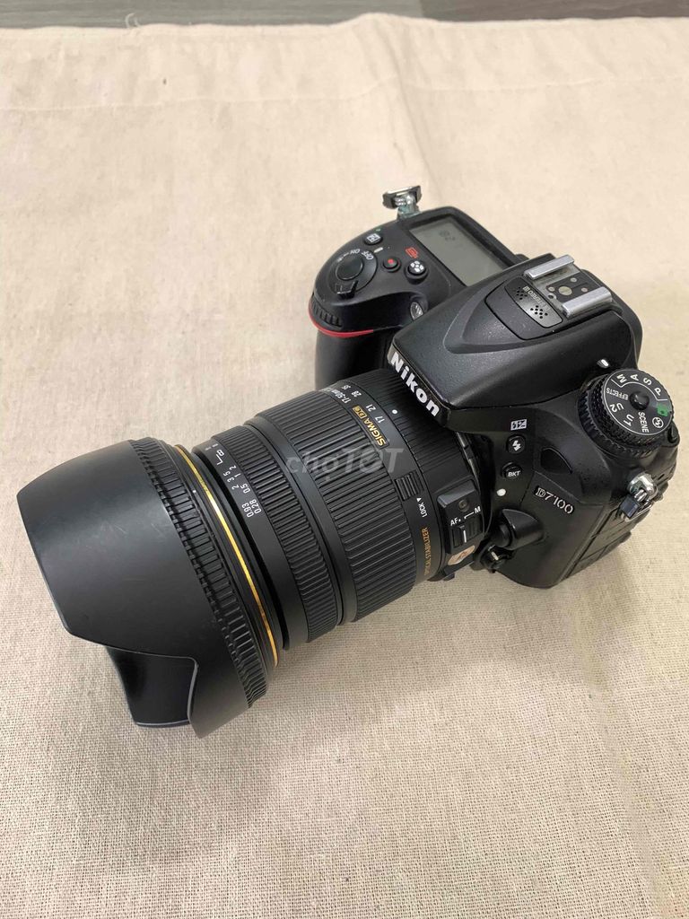 Nikon D7100+Lens Sigma 17-50 f2.8 EX HSM