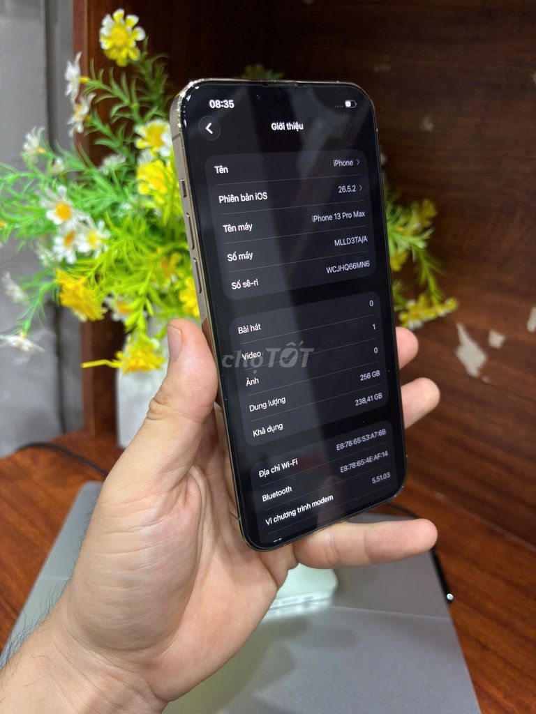 Apple iPhone 13 Pro Max 256GB Vàng Quốc tế Zin. Mua bán Điện thoại tại Quận Bắc Từ Liêm Hà Nội được đăng bởi Cửa hàng Bính Táo hình 1