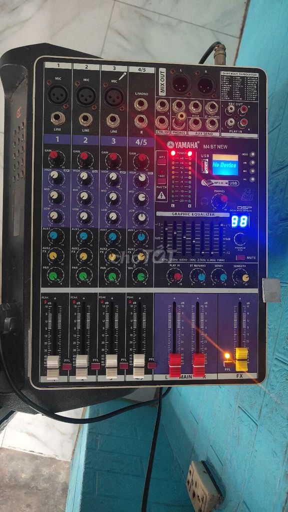 Bàn trộn âm thanh Yamaha M4 BT NEW Đen. Mua bán Tivi, Âm thanh tại Huyện Bình Chánh Tp Hồ Chí Minh được đăng bởi Phạm Quốc Lil hình 1