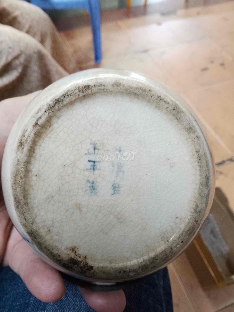 Điếu bát Gốm sứ Trắng Men rạn. Mua bán Đồ sưu tầm, đồ cổ tại Huyện An Dương Hải Phòng được đăng bởi VU STORE hình 1