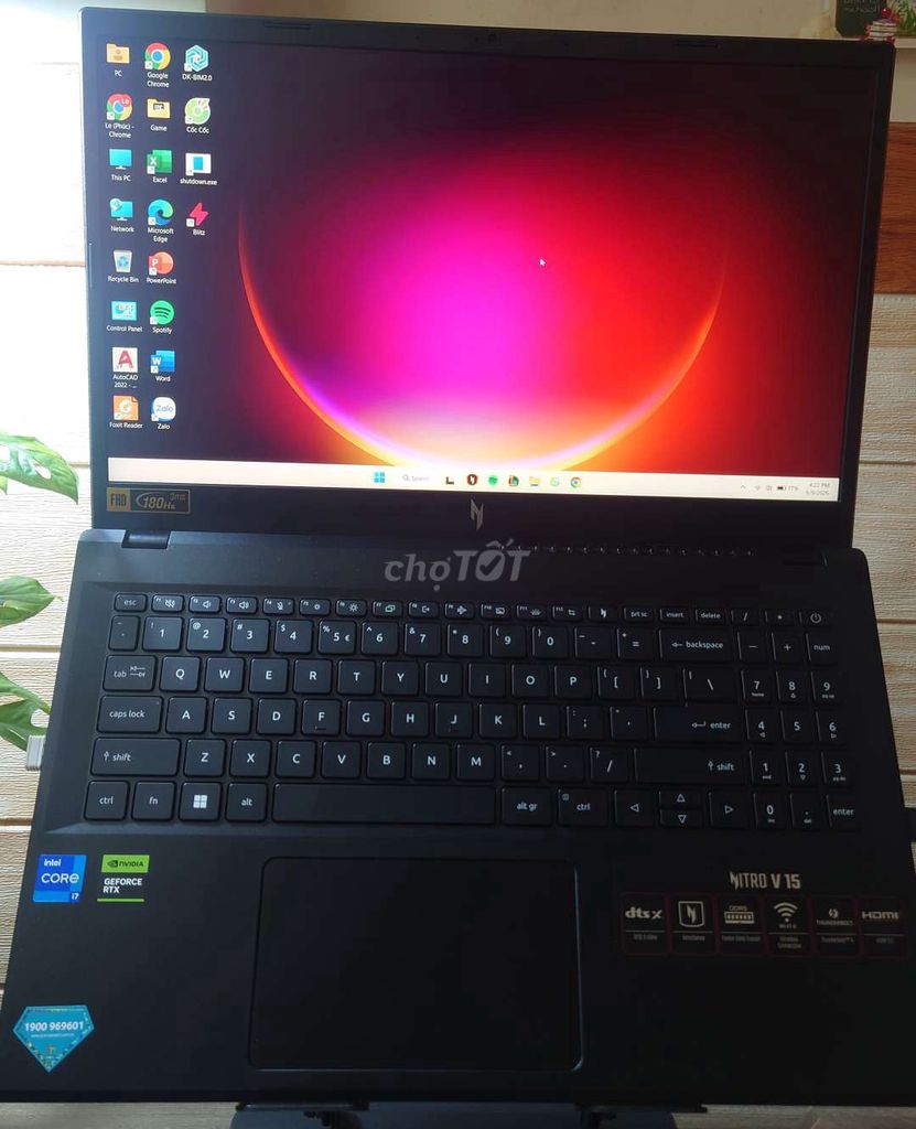 Acer Nitro V15 i7-13620H 16GB/512GB. Mua bán Laptop tại Quận Bình Tân Tp Hồ Chí Minh được đăng bởi Trọng Phúc hình 1