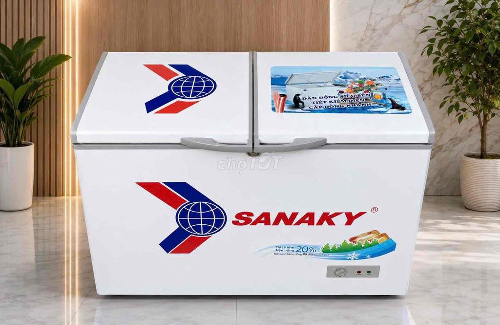 Tủ đông Sanaky 250L Trắng đã qua sử dụng. Mua bán Tủ lạnh tại Huyện Bình Chánh Tp Hồ Chí Minh được đăng bởi Điện Máy Tuấn Kiệt hình 1