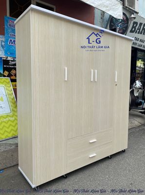 Tủ nhựa 4 cánh lắp ghép tiện lợi,giao lắp tận nơi. Mua bán Tủ, kệ gia đình tại Quận 6 Tp Hồ Chí Minh được đăng bởi Nội Thất Lâm Gia