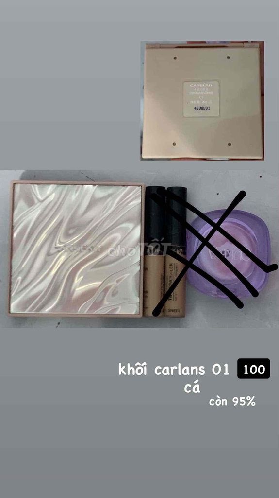 Carslan Phấn phủ 01 Nữ Còn 95%. Mua bán Phụ kiện thời trang khác tại Thị xã Tân Uyên Bình Dương được đăng bởi LegianG210 hình 1