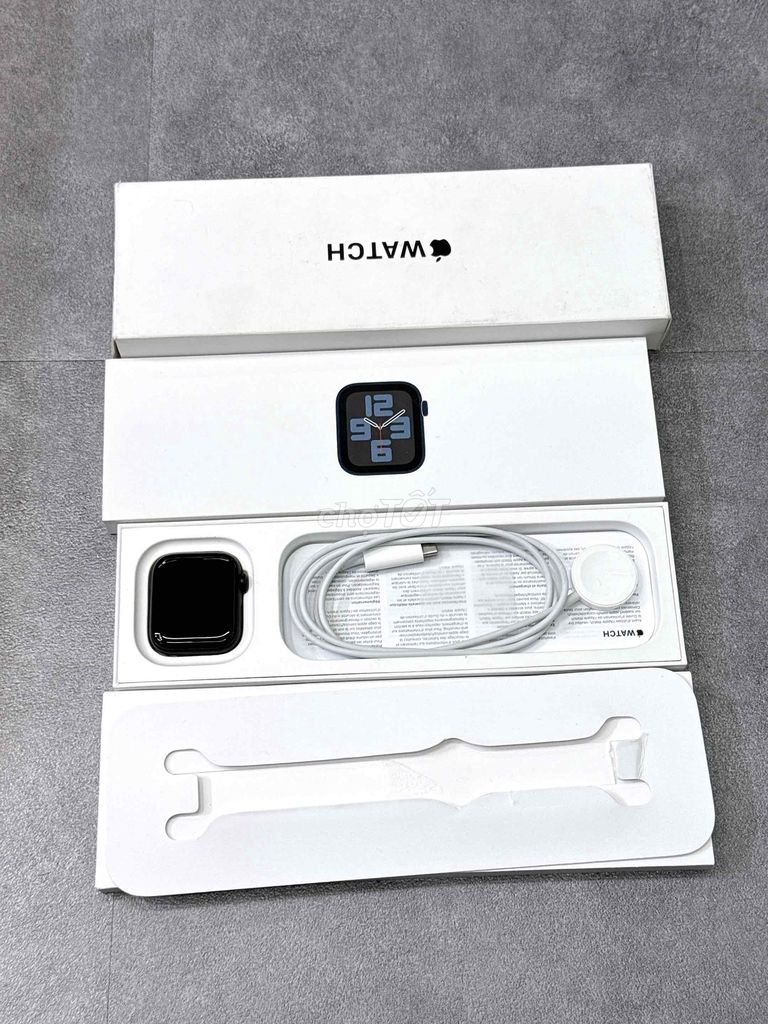 Apple wacth Se2 2024 nhôm 44 midnight Fulbox 99%