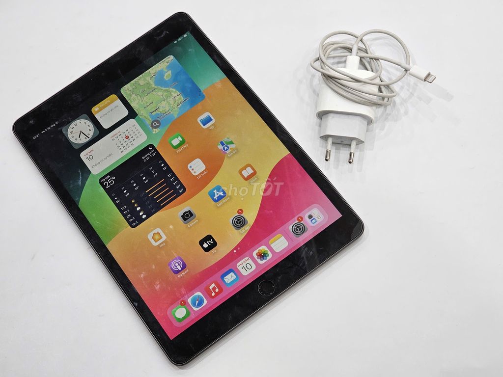 Ipad Gen 9 64Gb Wifi BH T2-25 + Sạc Xịn,chính hãng