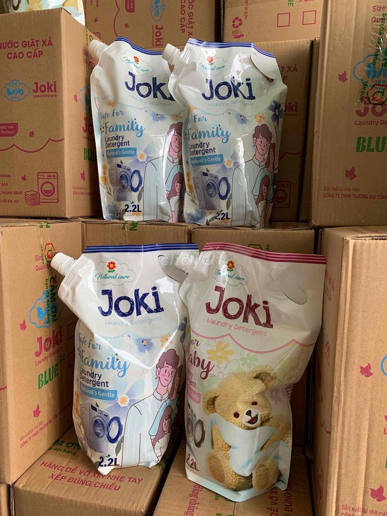 Thùng 2 Túi Nước giặt Joki Natural Care 2.2L. Mua bán Nội thất, đồ gia dụng khác tại Thị xã Bến Cát Bình Dương được đăng bởi ALi hình 1