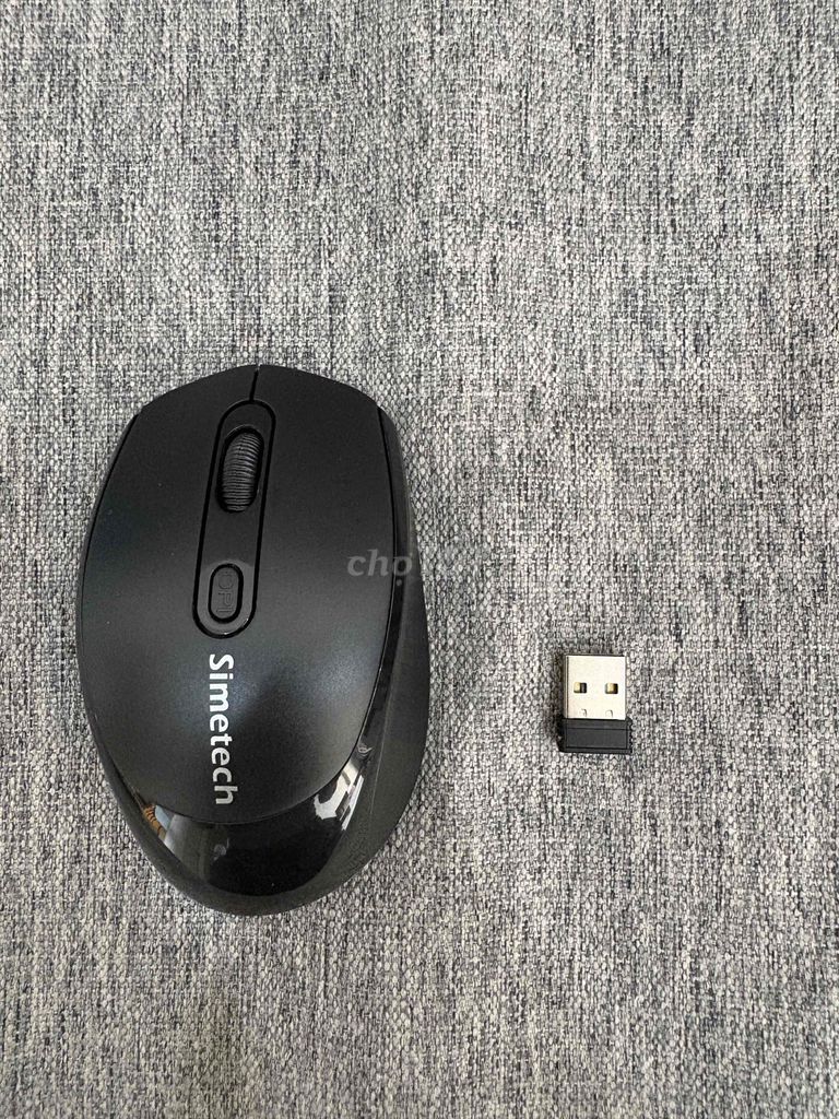 Chuột Simetech không dây Đen. Mua bán Phụ kiện (Màn hình, Chuột...) tại Quận 8 Tp Hồ Chí Minh được đăng bởi Thanh Thuỷ hình 1