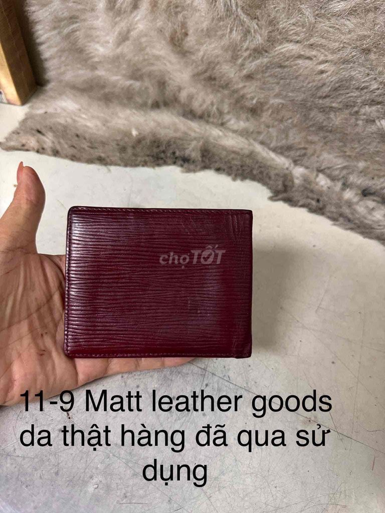 Ví ngang MATT LEATHER GOODS size 11x9 Korea