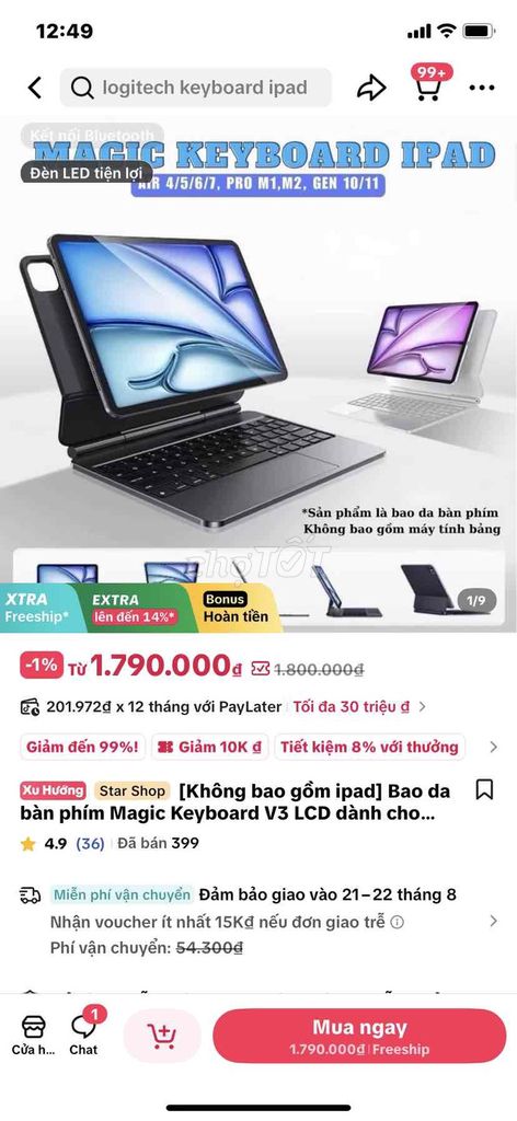 Apple iPad Air M2 128GB Xám. Mua bán Máy tính bảng tại Quận Tân Phú Tp Hồ Chí Minh được đăng bởi Kiệt hình 1