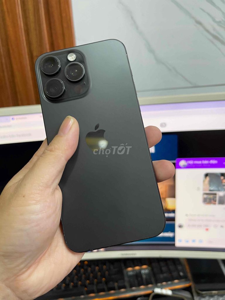 Apple iPhone 15 Pro Max 256GB Đen. Mua bán Điện thoại tại Quận Lê Chân Hải Phòng được đăng bởi hoang anh hình 1