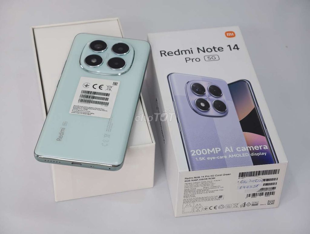 Xiaomi Redmi Note 14 Pro 5G 256GB Xanh. Mua bán Điện thoại tại Quận Ninh Kiều Cần Thơ được đăng bởi Lê Khang hình 1