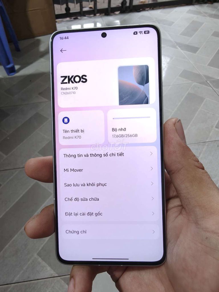 Xiaomi Redmi K70 12GB/256GB Trắng. Mua bán Điện thoại tại Thành phố Bến Tre Bến Tre được đăng bởi Từ Tuấn Bến Tre hình 1