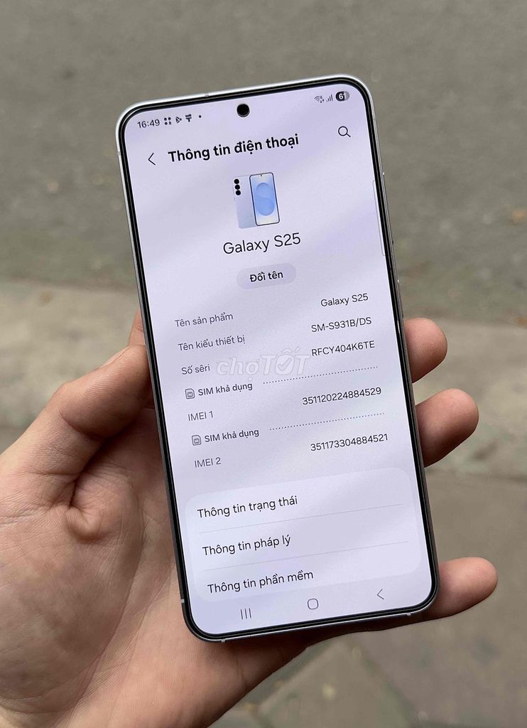 Samsung Galaxy S25 256GB lướt Fullbox. Mua bán Điện thoại tại Quận Hà Đông Hà Nội được đăng bởi Trung Nguyễn hình 1