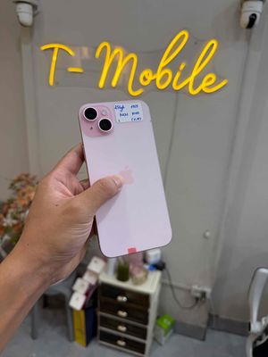 15 Plus 256Gb Quốc Tế zin đẹp hồng pin 100%