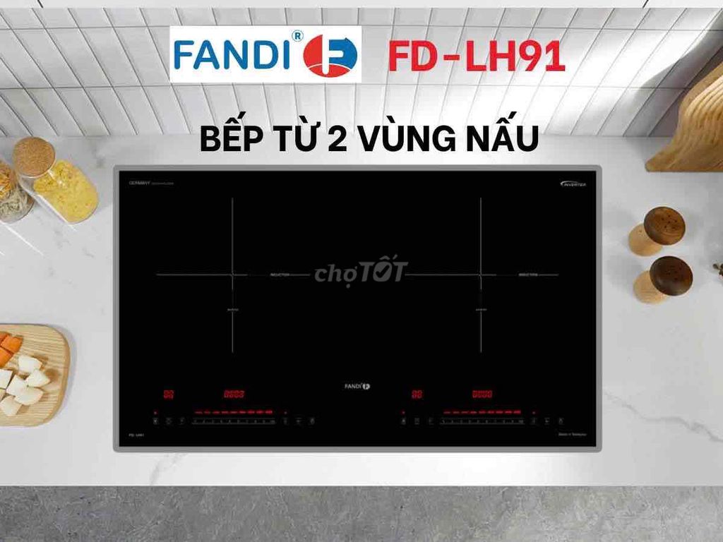 Bếp từ đôi Fandi FD-LH91. Mua bán Bếp, lò, đồ điện nhà bếp tại Quận Cẩm Lệ Đà Nẵng được đăng bởi Nội Thất Bếp Trọn Gói Gia Đình Phát  hình 1
