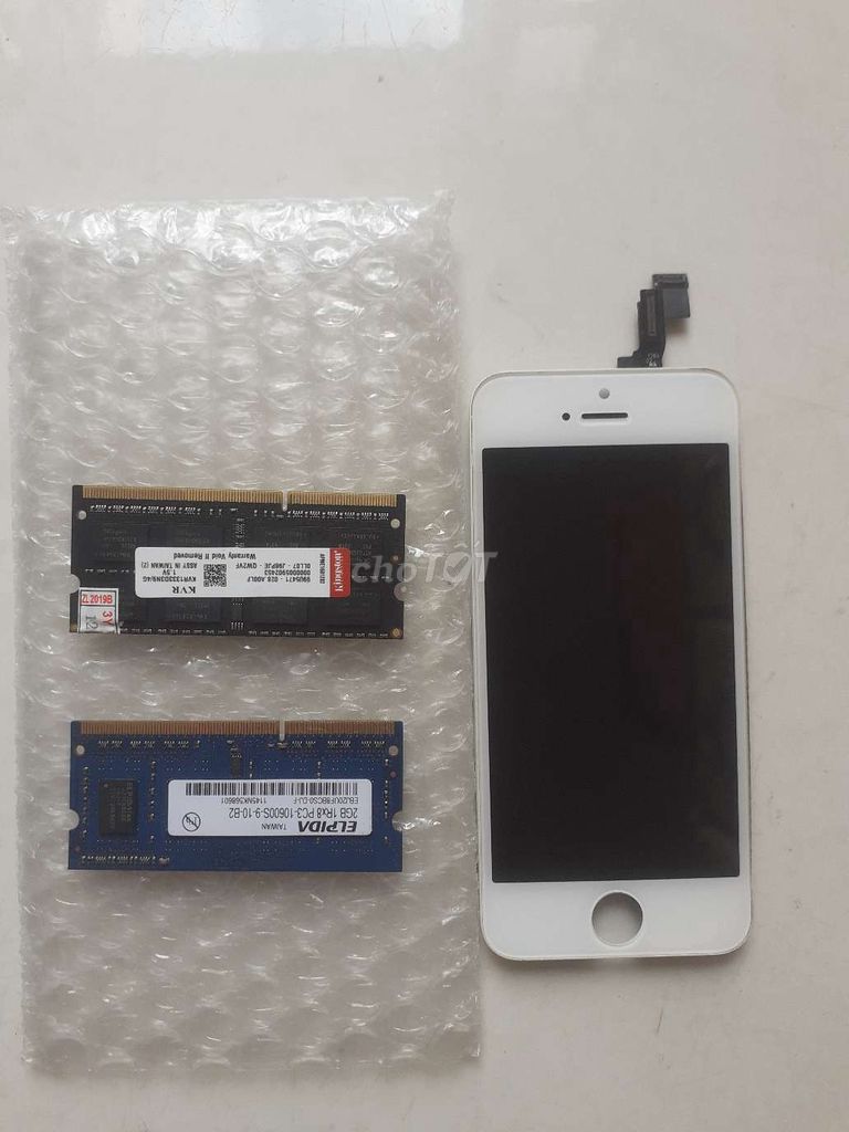 Màn hình Apple iPhone 5 Trắng. Mua bán Linh kiện (RAM, Card...) tại Quận 8 Tp Hồ Chí Minh được đăng bởi anot hình 1