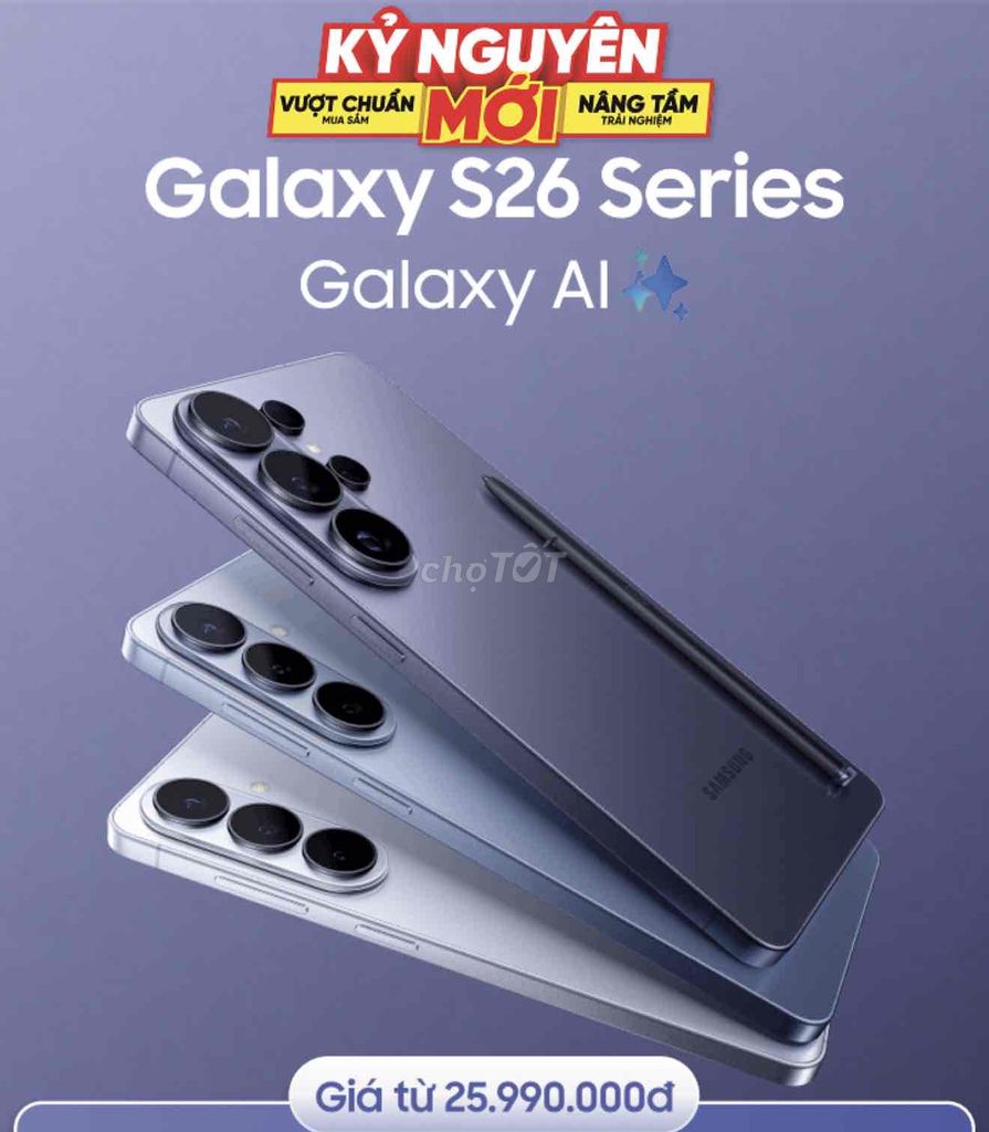 Samsung Galaxy S26 Trắng 256GB Mới. Mua bán Điện thoại tại Quận Sơn Trà Đà Nẵng được đăng bởi U40 hình 1