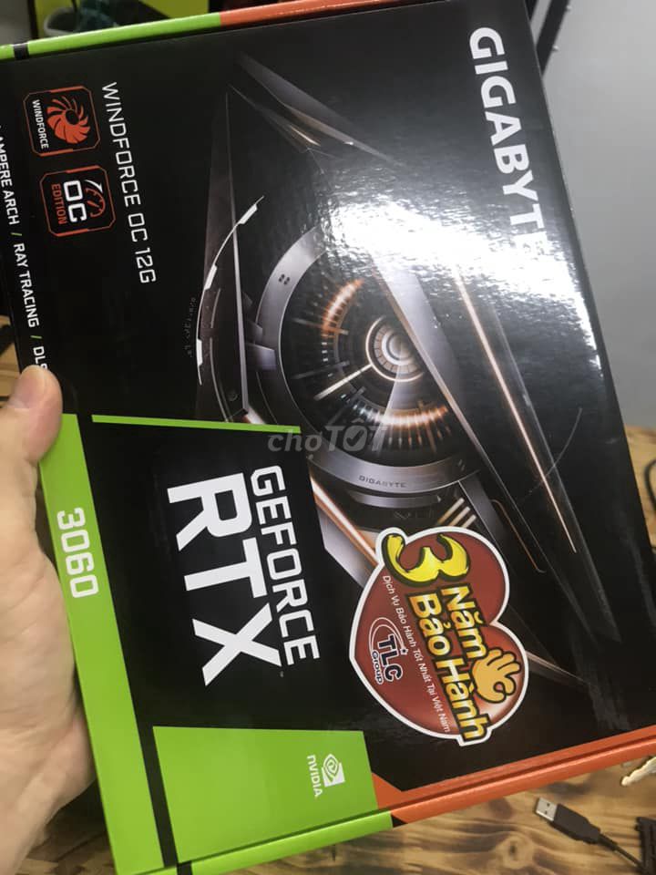 VGA RTX 3060 12GB Gigabyte Windforce - FULLNEW