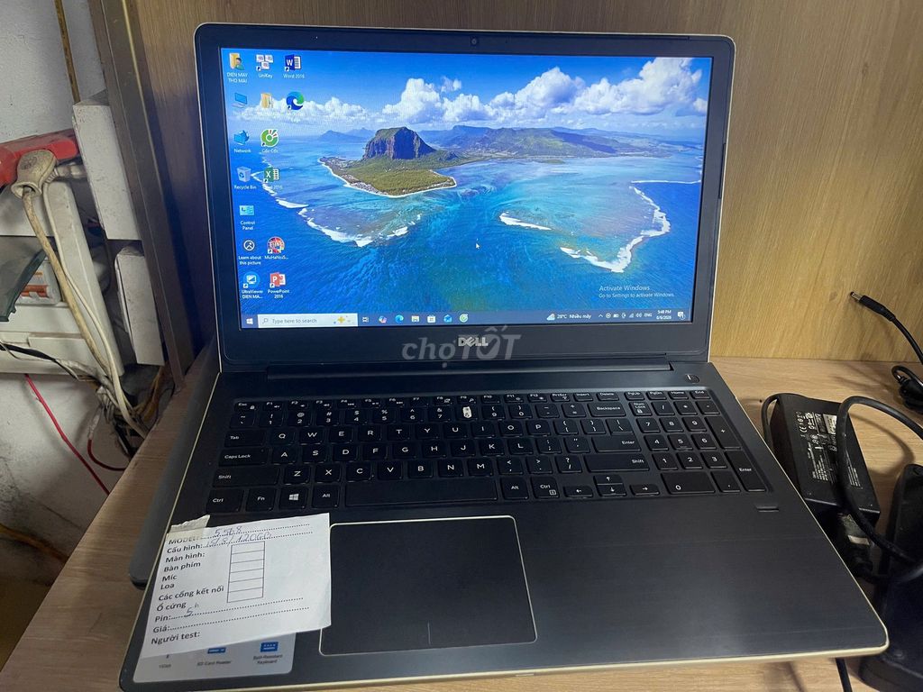 Dell Vostr***0U 8GB/256GB trắng xám. Mua bán Laptop tại Huyện Lạng Giang Bắc Giang được đăng bởi Nguyễn Đình Trường hình 1