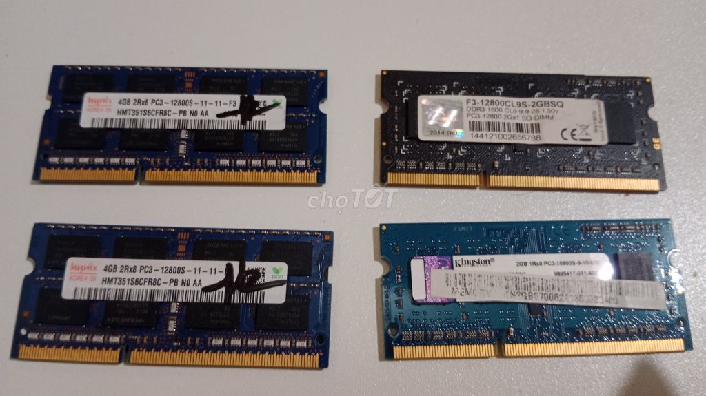 Thừa vài thanh ram Laptop . Mua bán Linh kiện (RAM, Card...) tại Huyện Hoài Đức Hà Nội được đăng bởi Nguyen Hung hình 1