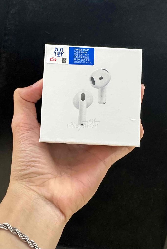 Tai nghe không dây AirPods 4 Hổ vằn Trắng. Mua bán Tivi, Âm thanh tại Quận 8 Tp Hồ Chí Minh được đăng bởi Ty Ty hình 1