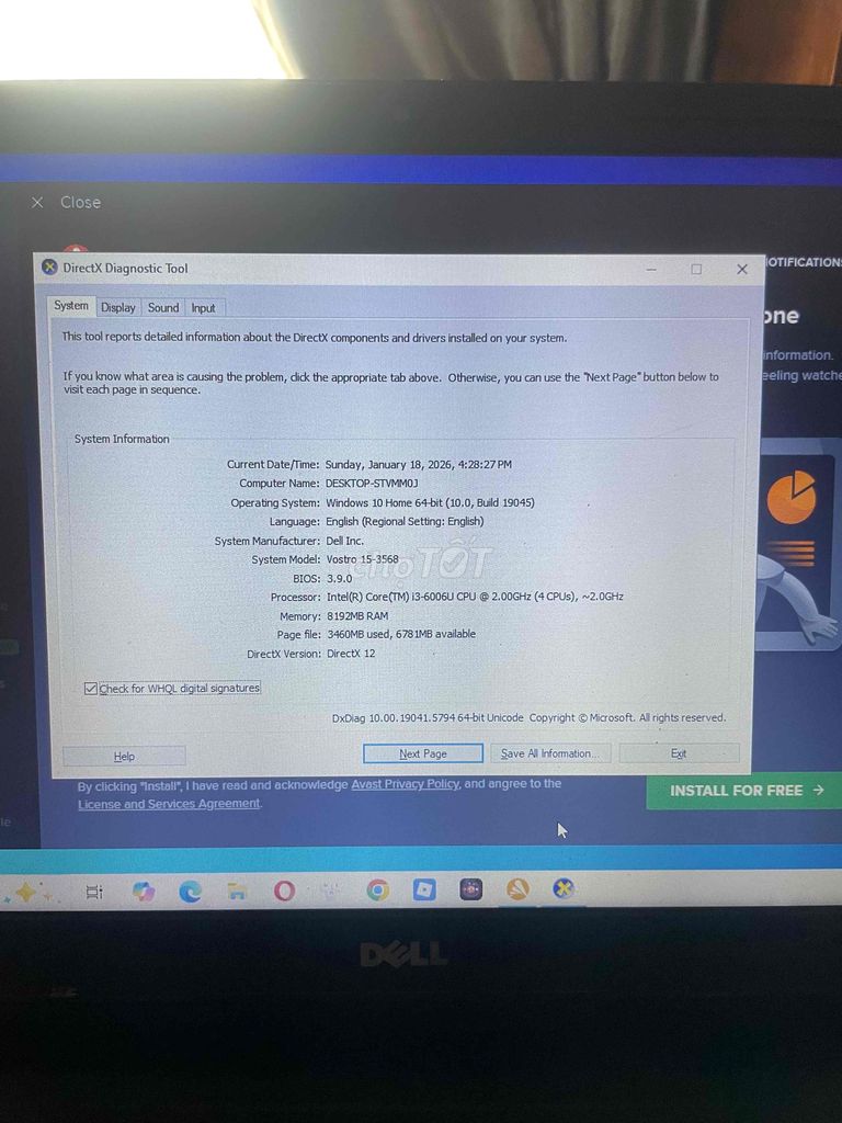 Dell Latitude 3560 i3-6006U 8GB. Mua bán Laptop tại Quận Gò Vấp Tp Hồ Chí Minh được đăng bởi Tên chưa cung cấp hình 1